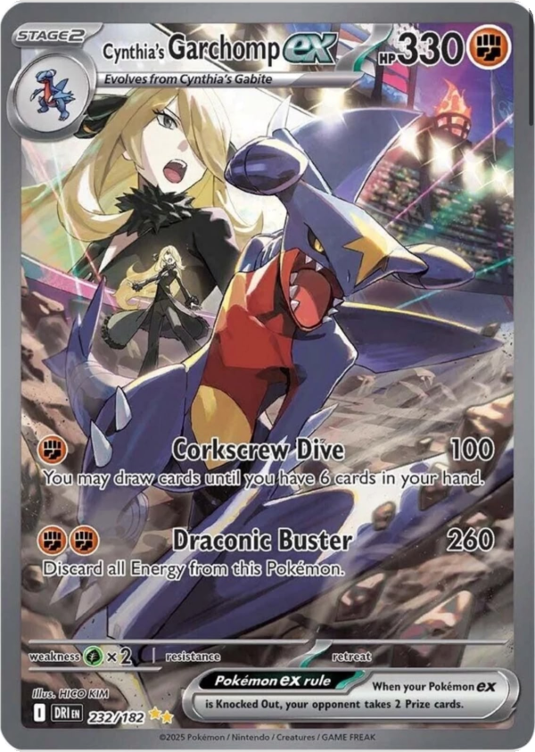 Cynthia's Garchomp ex #232/182