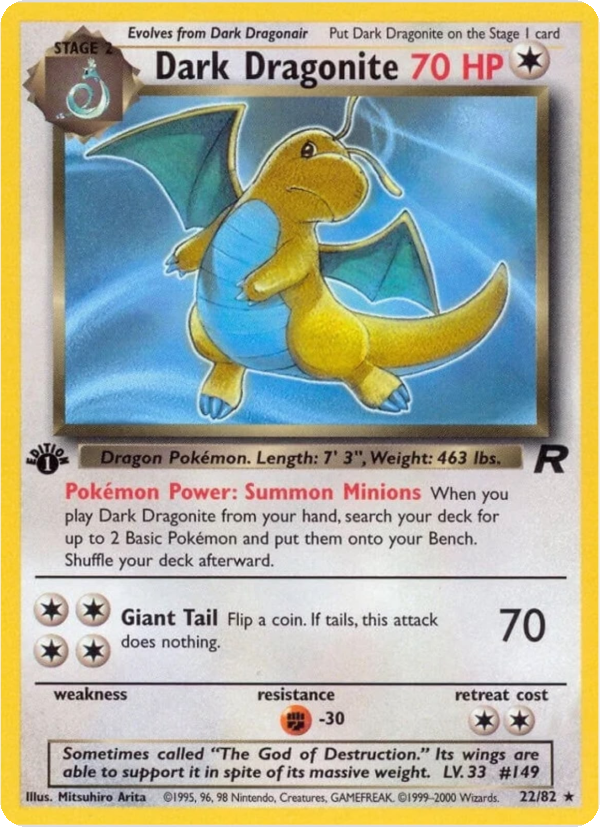 Dark Dragonite #22/82