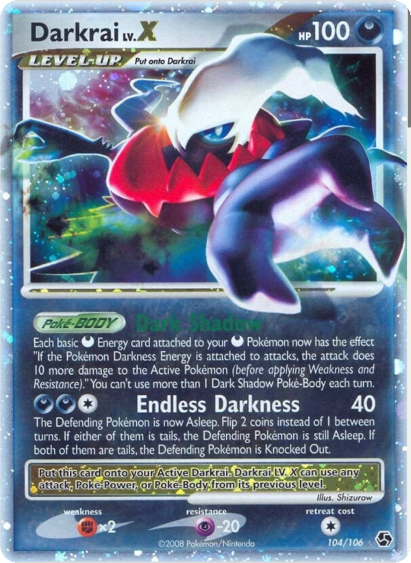 Darkrai LV.X (104/106) (Great Encounters)