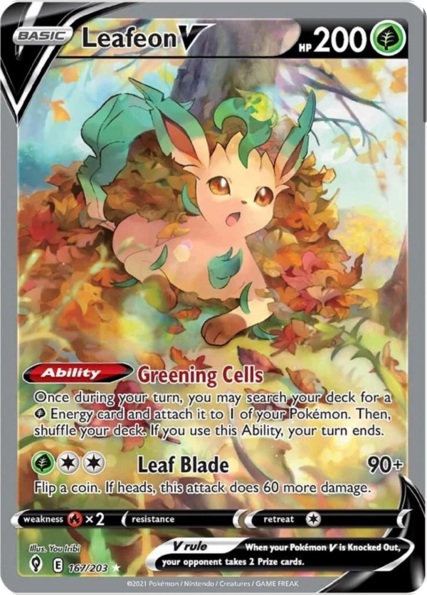 Leafeon V (Alternate Full Art) #167/203