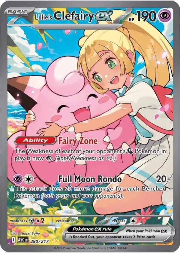 Lillie's Clefairy ex #280/217