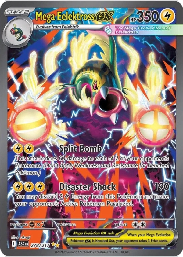Mega Eelektross ex (Holofoil) #278/217