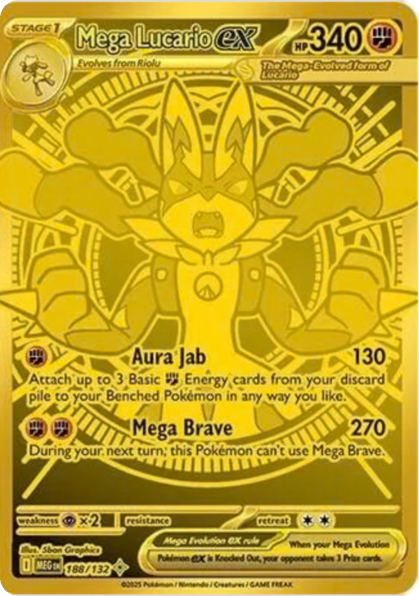Mega Lucario ex #188/132