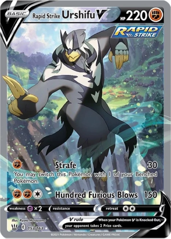 Rapid Strike Urshifu V (Alternate Full Art) #153/163
