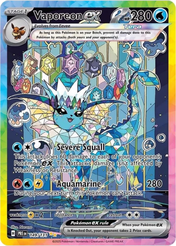 Vaporeon ex #149/131