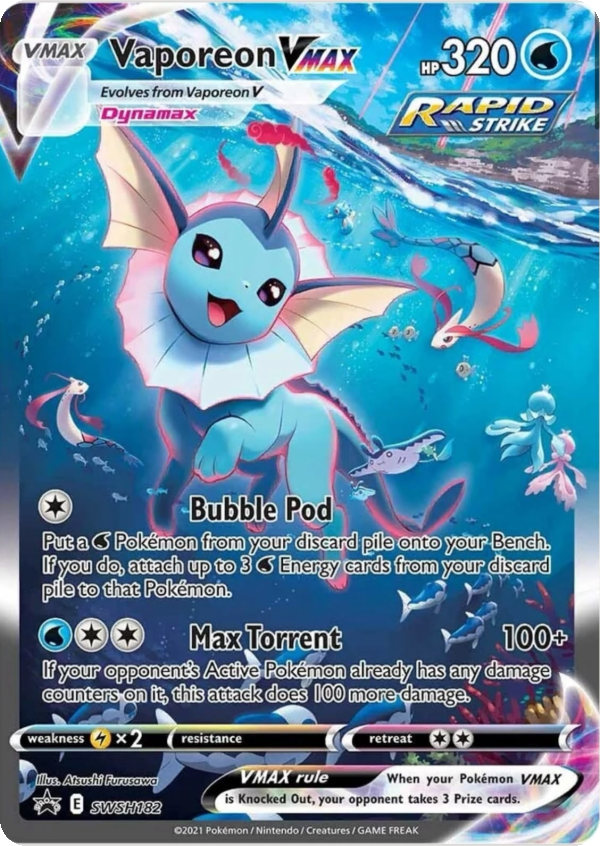 Vaporeon VMAX #SWSH182